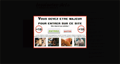 Desktop Screenshot of insolentes-art.fr